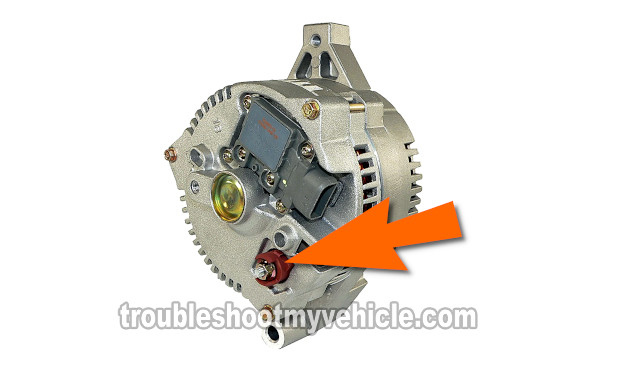 Testing The Continuity Of The Alternator's Output Wire. How To Test The Alternator (1992, 1993 Ford E150, E250, E350) Testing The Continuity Of The Alternator's Output Wire. How To Test The Alternator (1992, 1993 Ford E150, E250, E350)