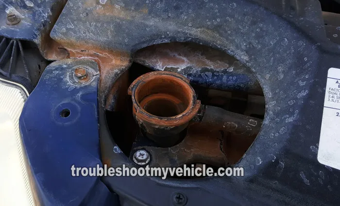 How To Test For A Blown Head Gasket. Exhaust Gases Shooting Out Of The Radiator (1991, 1992, 1993, 1994, 1995, 1996, 1997, 1998, 1999, 2000 3.0L Caravan, Grand Caravan, Voyager, And Grande Voyager)