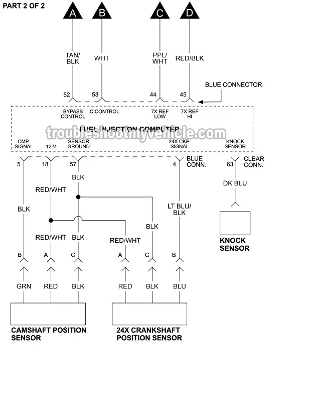 Ignition System Circuit Diagram (1996 3.1L V6 Buick Century) Ignition System Circuit Diagram (1996 3.1L V6 Buick Century)