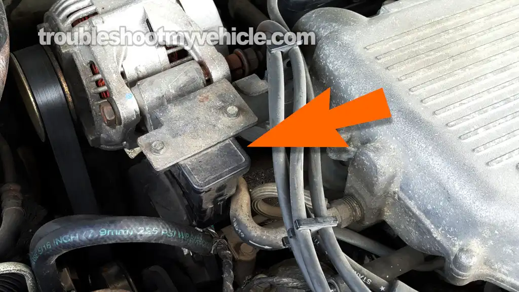 Location Of The MAP Sensor. How To Test The MAP Sensor (1991, 1992, 1993, 1994, 1995, 1996, 1997, 1998, 1999, 2000 3.0L Caravan, Grand Caravan, Voyager, And Grande Voyager)