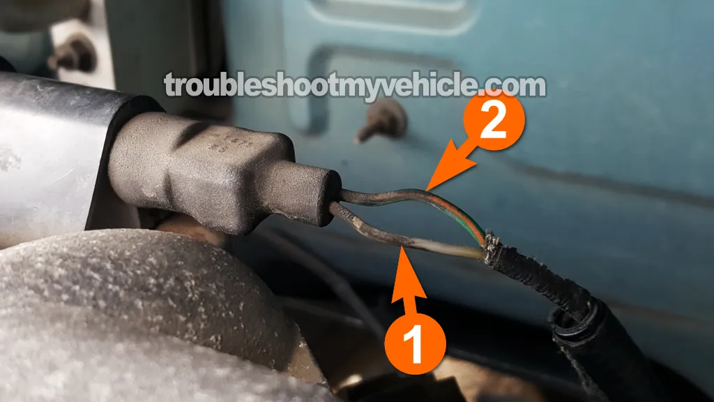 Making Sure The Ignition Coil Is Getting 12 Volts. How To Test The Ignition System (1995, 1996, 1997, 1998, 1999, 2000 3.0L V6 Caravan, Grand Caravan, Voyager, Grand Voyager)