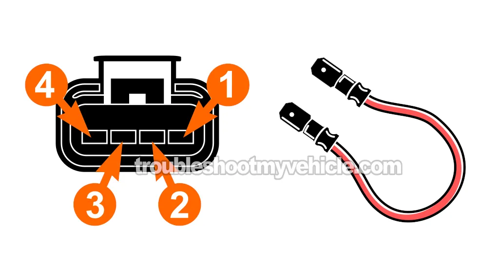 Jumpering Terminals 3 And 4 Of The PWM Fan Relay Connector. How To Test The Radiator Fan Motor (1997, 1998, 1999 2.0L SOHC Dodge/Plymouth Neon) Jumpering Terminals 3 And 4 Of The PWM Fan Relay Connector. How To Test The Radiator Fan Motor (1997, 1998, 1999 2.0L SOHC Dodge/Plymouth Neon)