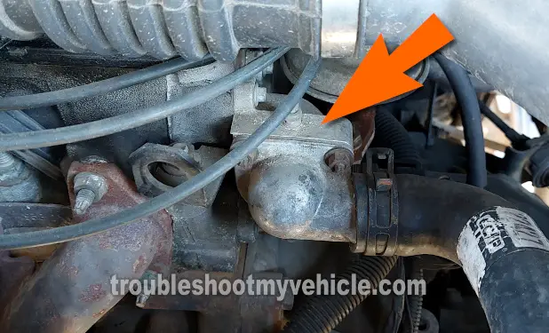 Thermostat Housing. How To Test The Thermostat (1993, 1994, 1995, 1996 2.2L Buick Century And Oldsmobile Cutlass Ciera)