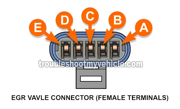 Making Sure The EGR Valve Pintle Position Sensor Is Receiving 5 Volts. How To Test The EGR Valve (1996 2.2L Buick Century And Oldsmobile Cutlass Ciera) Making Sure The EGR Valve Pintle Position Sensor Is Receiving 5 Volts. How To Test The EGR Valve (1996 2.2L Buick Century And Oldsmobile Cutlass Ciera)