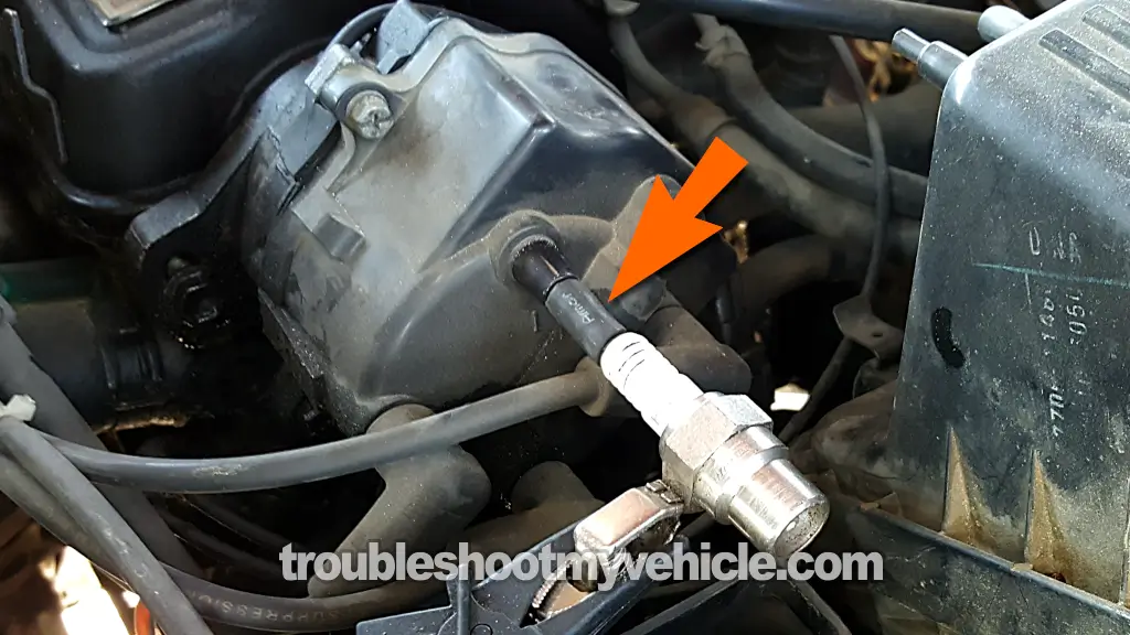 Checking The Distributor Cap For Spark. Engine No-Start Ignition System Tests (1991, 1992, 1993, 1994 1.5L Toyota Tercel) Checking The Distributor Cap For Spark. Engine No-Start Ignition System Tests (1991, 1992, 1993, 1994 1.5L Toyota Tercel)
