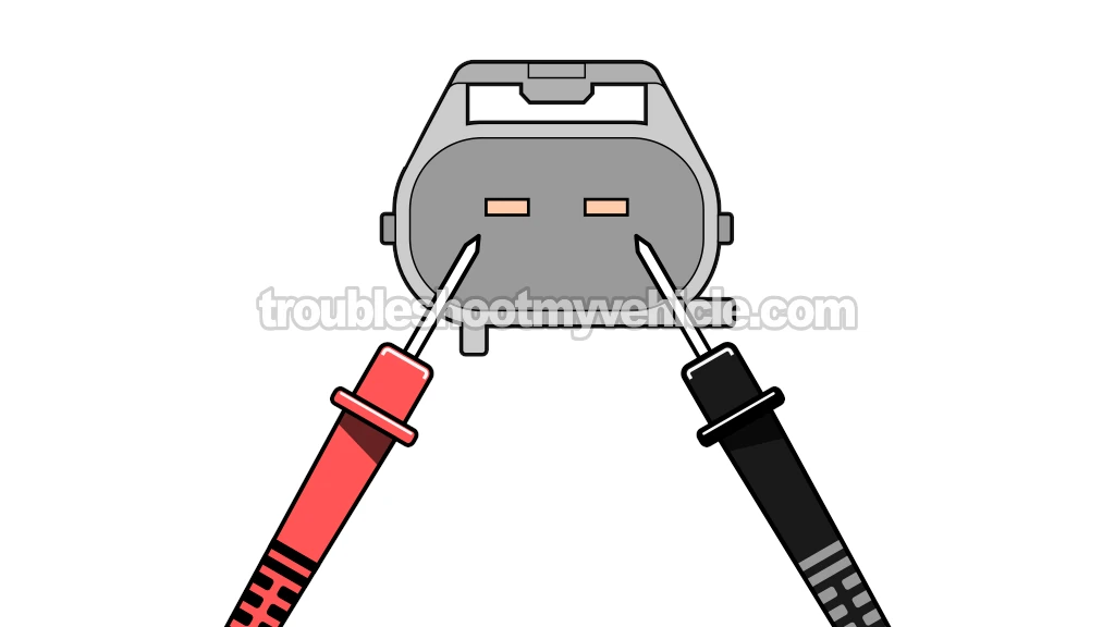 Measuring The Resistance Of The CKP Sensor. How To Test The Crankshaft Position (CKP) Sensor (1997, 1998, 1999, 2000, 2001 2.2L Toyota Camry)