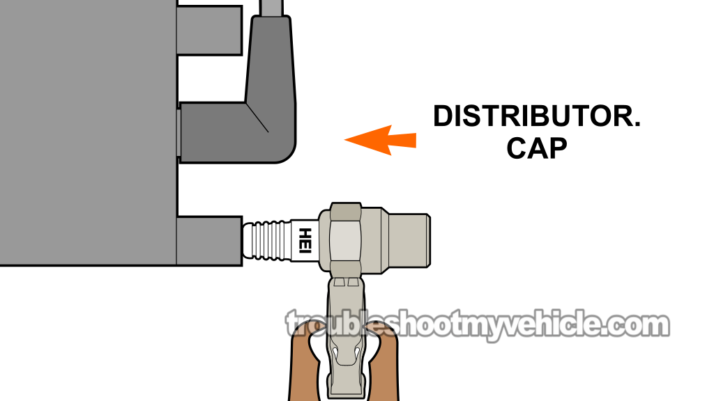 Checking The Distributor Cap For Spark. How To Test The Ignition Coil (1993, 1994 1.8L 7A-FE Toyota Corolla And Geo Prizm) Checking The Distributor Cap For Spark. How To Test The Ignition Coil (1993, 1994 1.8L 7A-FE Toyota Corolla And Geo Prizm)