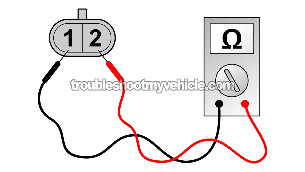 Checking For An Internal Open-Circuit/Short-Circuit Issue. How To Test The Intake Air Temp (IAT) Sensor (1993, 1994, 1995, 1996, 1997 1.8L Toyota Corolla)