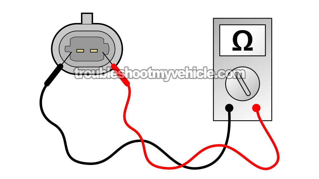 Checking For An Internal Open-Circuit/Short-Circuit Issue. How To Test The Intake Air Temp (IAT) Sensor (1992, 1993, 1994, 1995, 1996, 1997 3.9L V6 Dodge Ram Van)