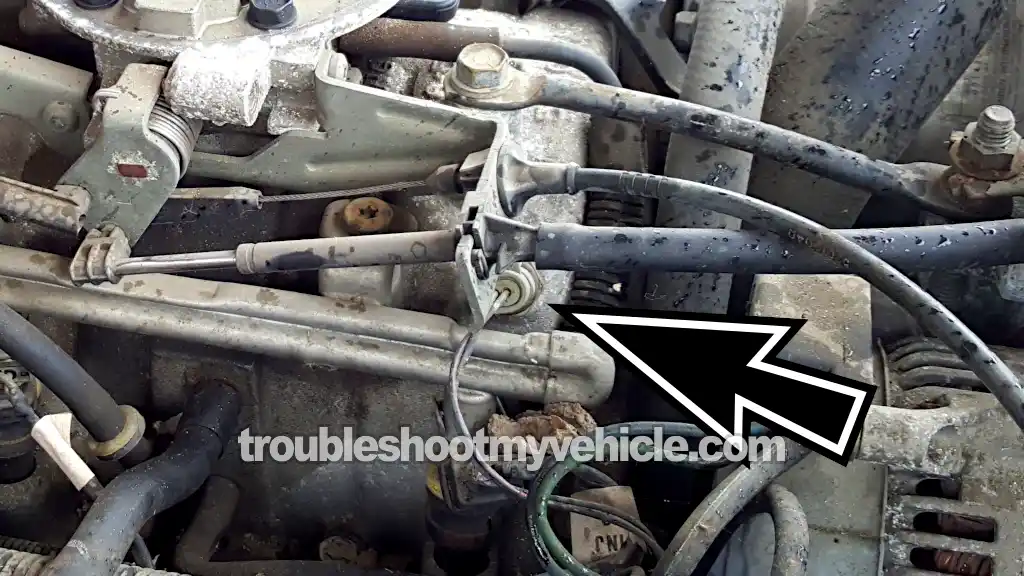 Location Of The IAT Sensor On The Intake Manifold. How To Test The Intake Air Temp (IAT) Sensor (1992, 1993, 1994, 1995, 1996, 1997 3.9L V6 Dodge Ram Van)