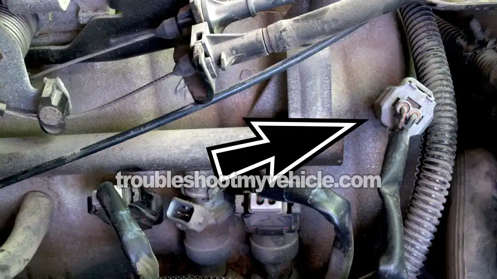 Location Of The IAT Sensor On The Intake Manifold. How To Test The Intake Air Temp (IAT) Sensor (1998, 1999, 2000, 2001, 2002, 2003 5.2L, 5.9L V8 Dodge Ram Pickup)
