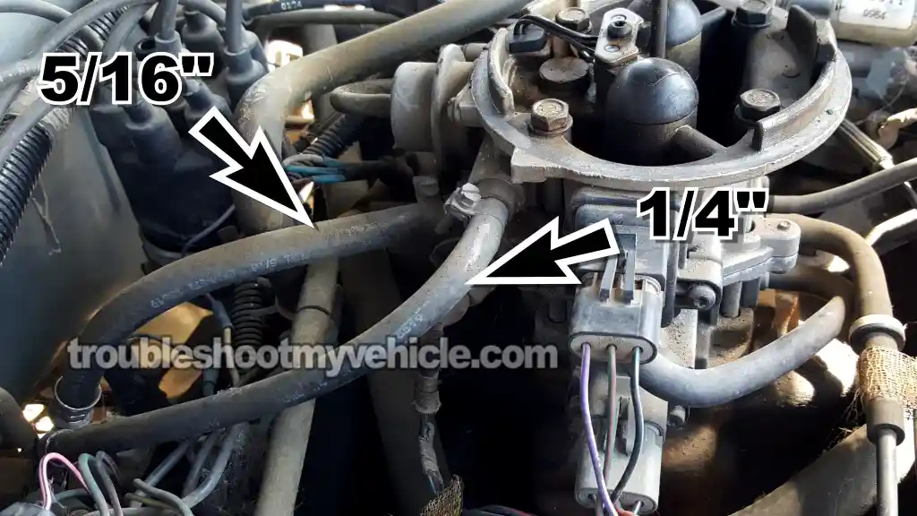 Fuel Pressure Hose Location. How To Test The Fuel Pump (1989, 1990, 1991 5.2L, 5.9L V8 Dodge Ram Pickup)