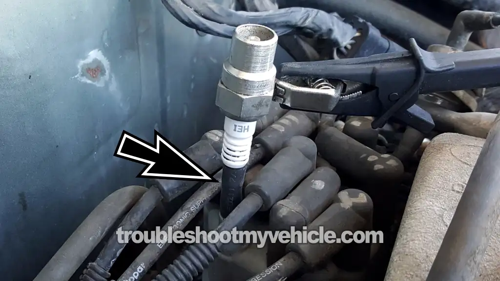 Testing For Spark At The Distributor Cap. How To Test The Ignition Coil (1992, 1993, 1994, 1995, 1996, 1997, 1998, 1999, 2000, 2001, 2002, 2003 5.2L, 5.9L V8 Dodge Ram Pickup)