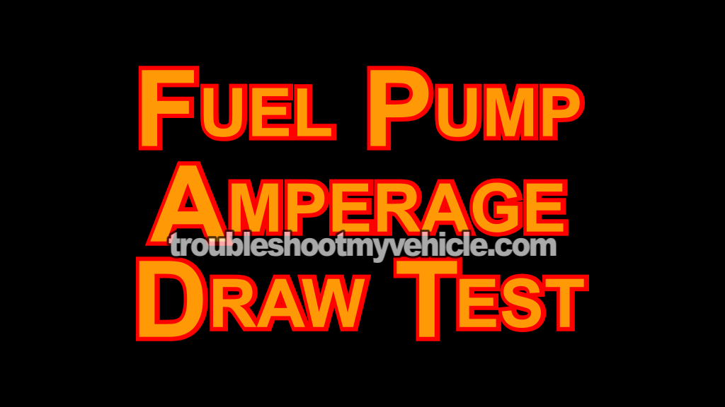 Fuel Pump Amperage Draw Test (2004-2010 4.0L V6 Ford Explorer And Mercury Mountaineer)