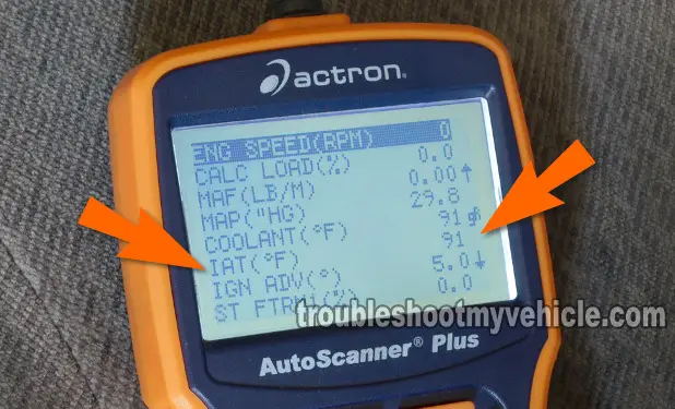 Checking The Intake Air Temperature Value. How To Test The Intake Air Temp (IAT) Sensor (2003, 2004, 2005, 2006, 2007, 2008 1.8L Toyota Corolla) Checking The Intake Air Temperature Value. How To Test The Intake Air Temp (IAT) Sensor (2003, 2004, 2005, 2006, 2007, 2008 1.8L Toyota Corolla)