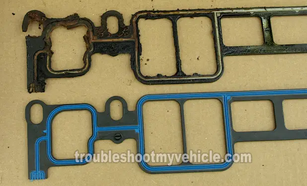 Bad Intake Manifold Gasket That Was Leaking Coolant (GM 4.3L, 5.0L, 5.7L) Bad Intake Manifold Gasket That Was Leaking Coolant (GM 4.3L, 5.0L, 5.7L)