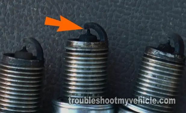 Checking The Condition Of The Installed Spark Plugs. Diagnosing A Toyota Corolla Misfire Case Study. Checking The Condition Of The Installed Spark Plugs. Diagnosing A Toyota Corolla Misfire Case Study.
