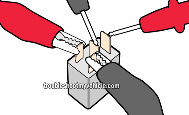 How To Test Radiator Fan Motor Relay (Honda 2.2L, 2.3L)