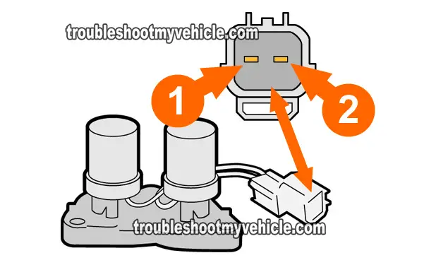 How To Test Torque Converter Clutch Solenoid/Shift Solenoid A Assembly (Honda 2.2L, 2.3L)