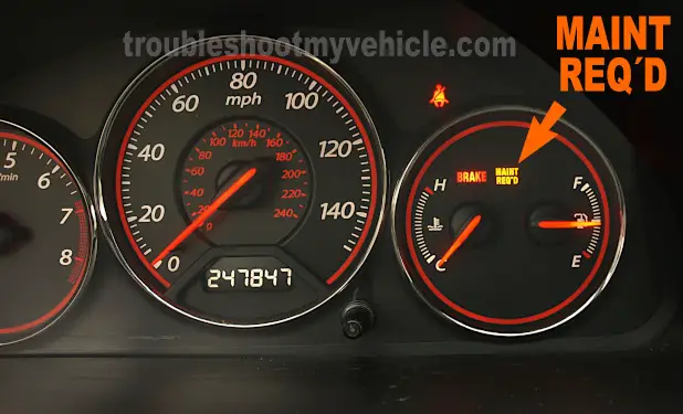 Maintenance Required Light Reset (2001-2005 1.7L Honda Civic)