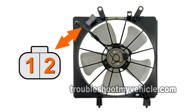 Radiator Fan Motor Test (2001-2005 1.7L Honda Civic)