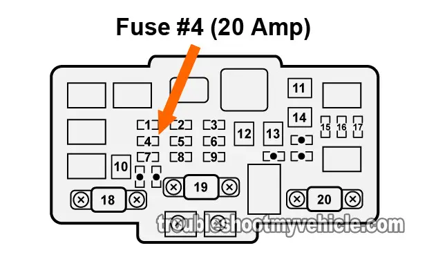Radiator Fan Relay Test (2001, 2002, 2003, 2004, 2005 1.7L Honda Civic)
