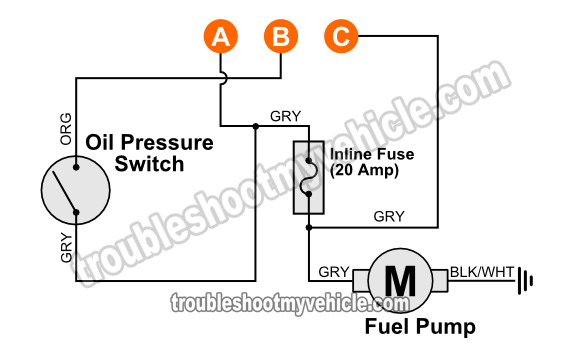 Fuel Pump Wiring Diagram (1994 Chevy Pickup 4.3L, 5.0L, 5.7L) Fuel Pump Wiring Diagram (1994 Chevy Pickup 4.3L, 5.0L, 5.7L)
