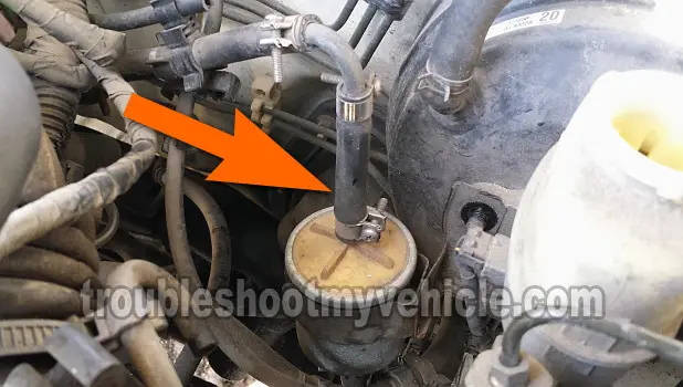 Location Of Fuel Filter Output Hose. How To Test The Fuel Pump (1.6L Nissan Sentra) Location Of Fuel Filter Output Hose. How To Test The Fuel Pump (1.6L Nissan Sentra)