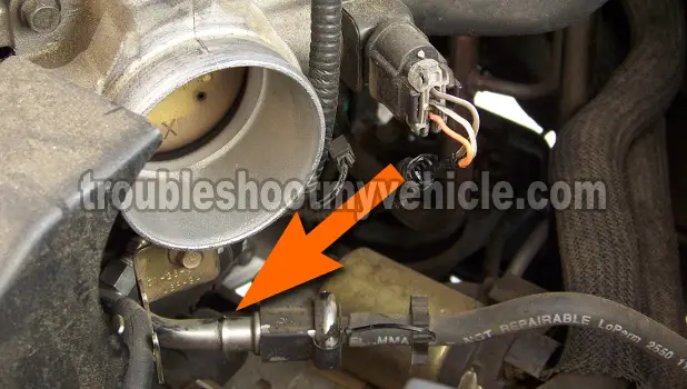 Fuel Pressure Gauge Schrader Valve Location. How To Test The Fuel Pump (2001, 2002, 2003, 2004 3.0L Ford Escape) Fuel Pressure Gauge Schrader Valve Location. How To Test The Fuel Pump (2001, 2002, 2003, 2004 3.0L Ford Escape)
