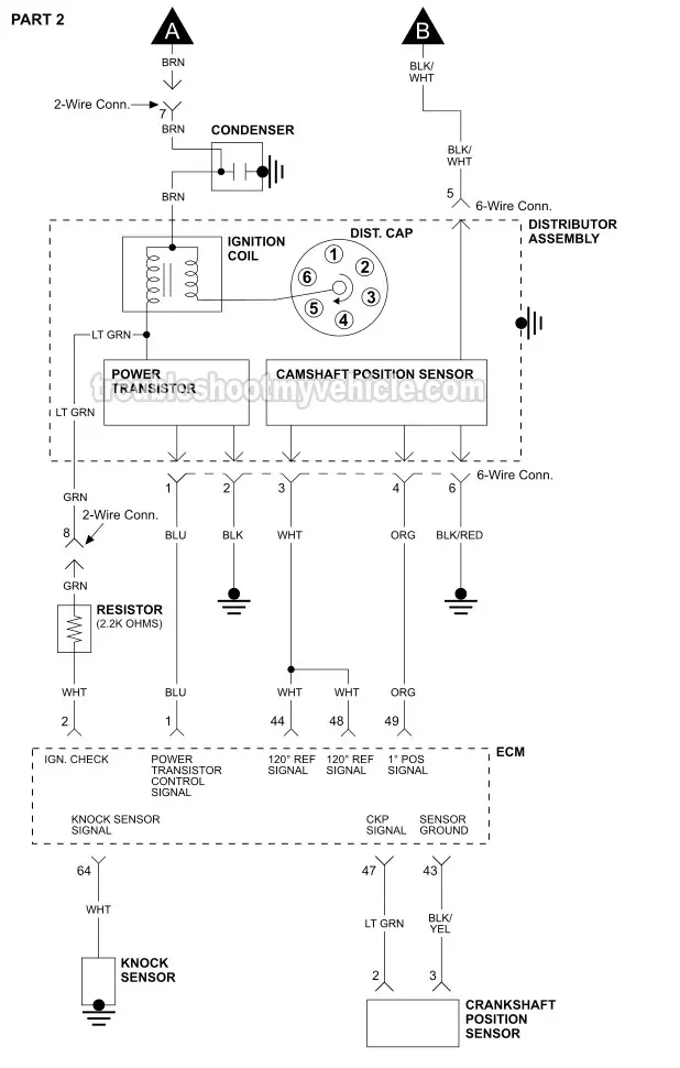 Part 2 -Ignition System Wiring Diagram (1999, 2000, 2001, 2002 3.3L V6 Nissan Quest And Mercury Villager) Part 2 -Ignition System Wiring Diagram (1999, 2000, 2001, 2002 3.3L V6 Nissan Quest And Mercury Villager)