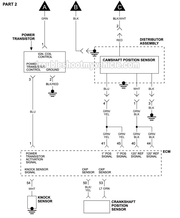 Part 2 -Ignition System Wiring Diagram (1996, 1997, 1998 3.0L V6 Nissan Quest And Mercury Villager) Part 2 -Ignition System Wiring Diagram (1996, 1997, 1998 3.0L V6 Nissan Quest And Mercury Villager)